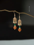 Ancient Persimmon Earrings | Hanfu Jewelry