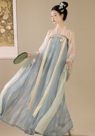 Changan Flowers | Blue Hanfu Dress (长安花)