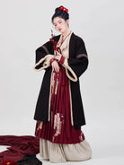 Song Dynasty Modern Hanfu for Chinese New Year Festivals - Four Seasons Flowers 四季花牌 (Preorder)