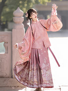 Ming Dynasty Chinese New Year Festival Hanfu | Blush 粉黛