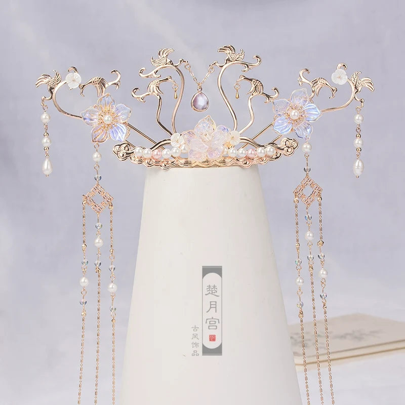 Hanfu Hair Accessories Set: Sky Phoenix