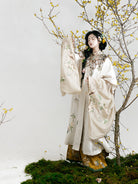 Jiu Cha 旧茶 Aged Tea Fairy Ming Dynasty Custom Yunjian Cloud Collar Long Top & Mamian Skirt Set