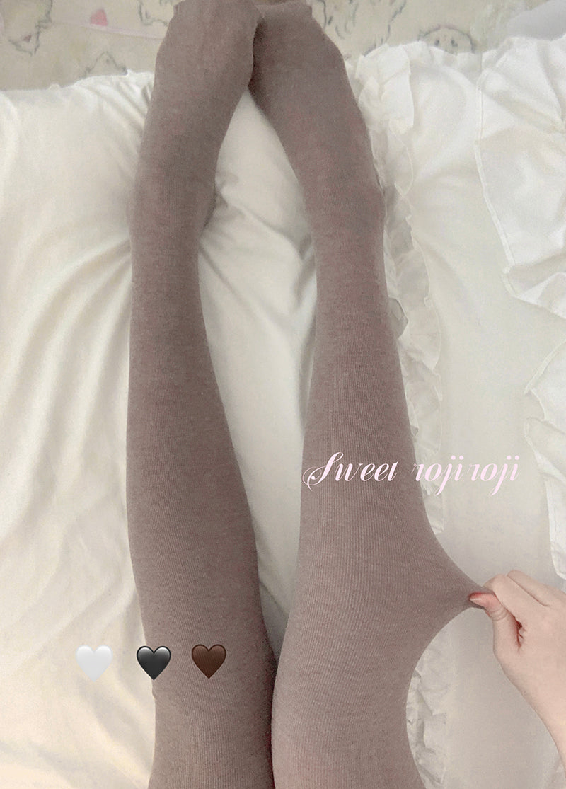 Winter Cotton Lolita Pantyhose, Thickened Pantyhose Leggings