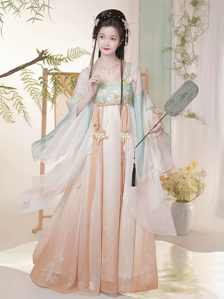 Flower Feather 花羽 - Tang Dynasty Modern Style Qixiong Ruqun