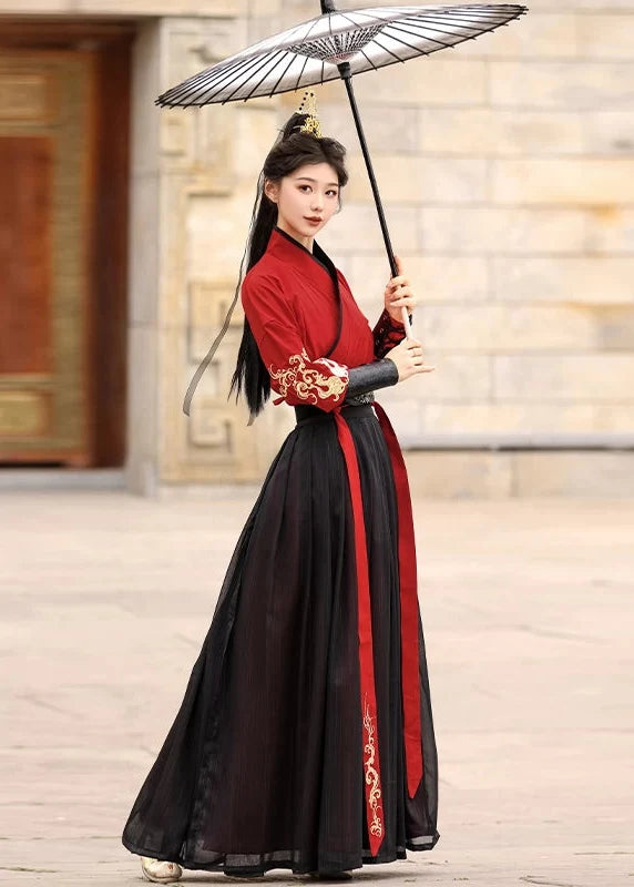 Twilight Sky | Unisex 5-Piece Hanfu Set (玄霄)