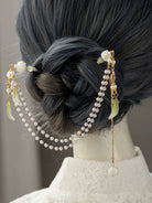 Back Hair Pin: Lily of the Valley