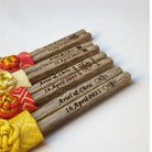 Personalized Chopsticks – Custom Jichimu Wood with Sleeve