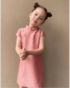 Pink Kid's Qipao | Cherry
