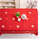 Red Double Happiness Wedding Table Cloth