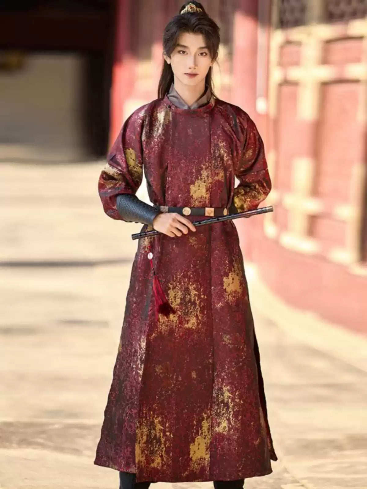 Tang Dynasty  Round Collar Hanfu Robe