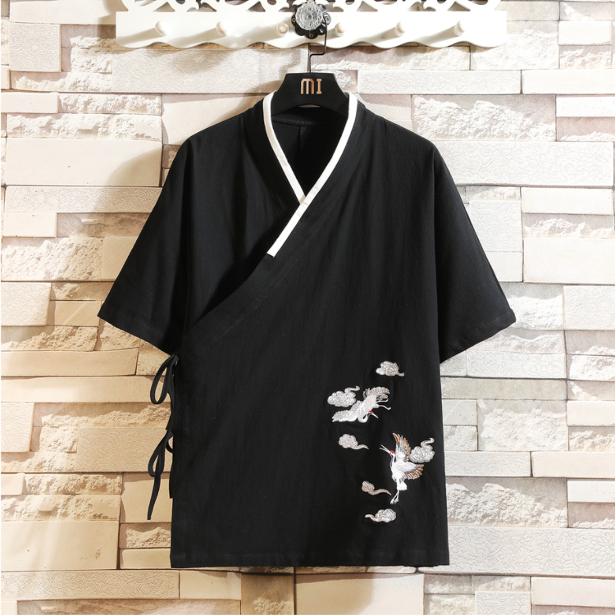 HongXi | Gray Uni-Sex Asian Robe / Kimono (鸿熙)