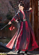 Red Dust | Unisex 5-Piece Hanfu Set (红尘赋)
