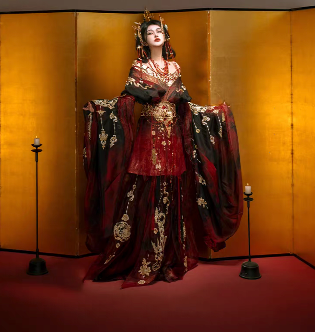 Autumn Dragon | Wei Jin Dynasty Qiyao Ruqun Heavy Embroidered Hanfu