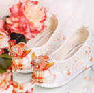 Peony Traditional Chinese Hanfu Shoes