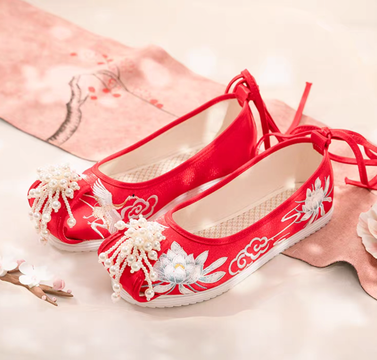 Zhulian Traditional Chinese Hanfu Shoes