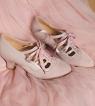 Blush Vintage Qipao Mary Jane Heels
