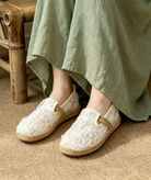 Morning Dew Breathable Chinese Linen Slip-On Shoes