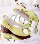 Tulips Traditional Chinese Hanfu Shoes