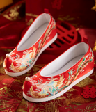 Jixiang Traditional Chinese Bridal Hanfu Shoes