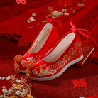 Fengli Traditional Chinese Bridal Hanfu Shoes