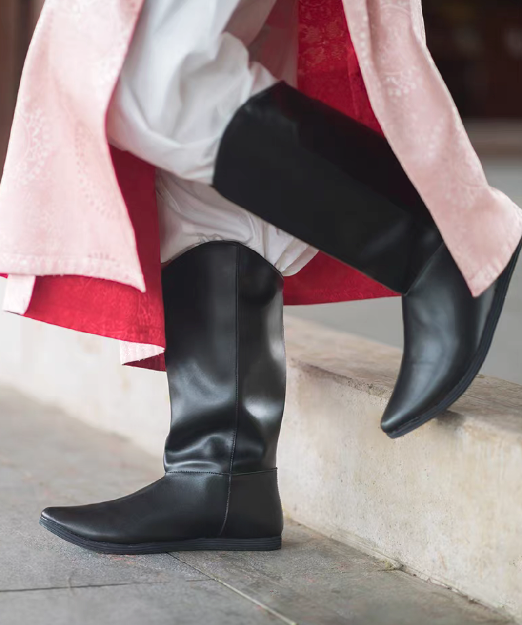 Tang Traditional Chinese Hanfu Boots for Men