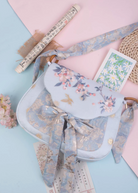 Tang Dynasty Cherry Blossom Embroidered Crossbody Bag