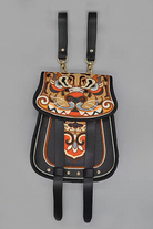 Ming Dynasty Style Flying Fish Embroidered Diexie Pouch