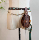 Tang Dynasty Style Diexie Belt with Hanfu Waist Pouch