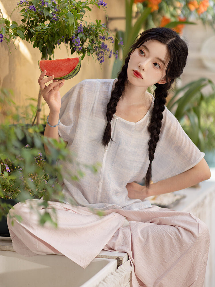 Summer Chinese Casual Dress Women