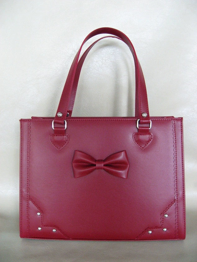 Solid Lolita Tote Bag With Large Capacity Customized Color