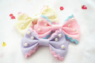 Sweet Lolita Pearl Hair Clip Ice Cream Color Side Clip