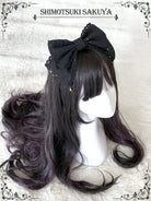 Whisper of Stars - Vintage Lolita Headdress Large Bow KC