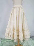 Classic Lolita Cotton Underskirt, Flounce Hem
