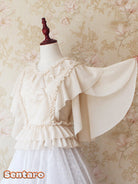 Butter - V Neckline Middle Sleeve Lolita Blouse