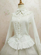 Yilia Lolita - Stand Collar Classic Lolita Blouse