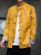 Bamboo pattern, Suede fabric Chinese Tang Suit Jacket