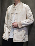 Bamboo pattern, Suede fabric Chinese Tang Suit Jacket
