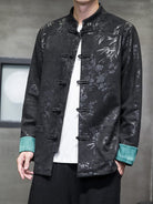 Bamboo pattern, Suede fabric Chinese Tang Suit Jacket