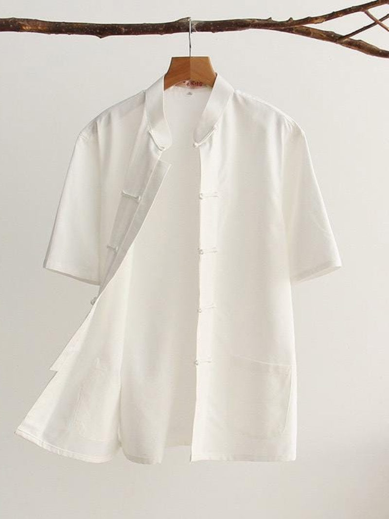 Cotton fabric, Tang suit shirt, Chinese kung fu shirt