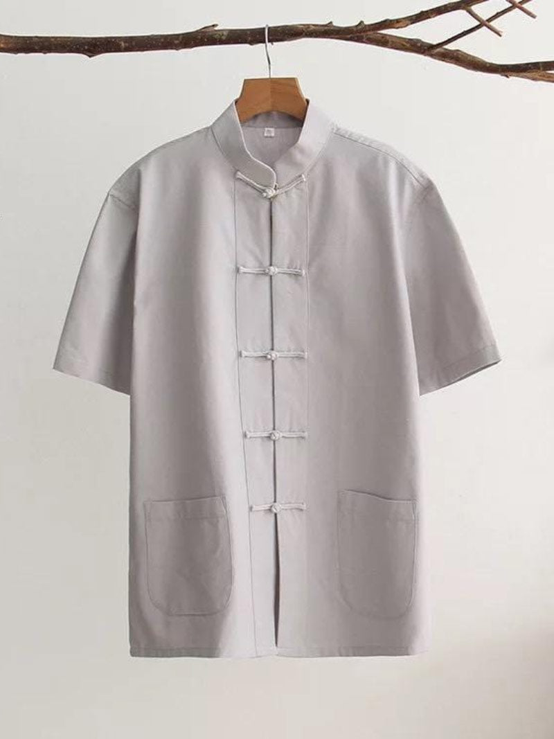 Cotton fabric, Tang suit shirt, Chinese kung fu shirt
