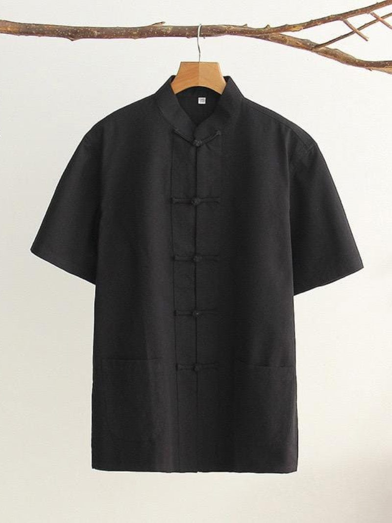 Cotton fabric, Tang suit shirt, Chinese kung fu shirt