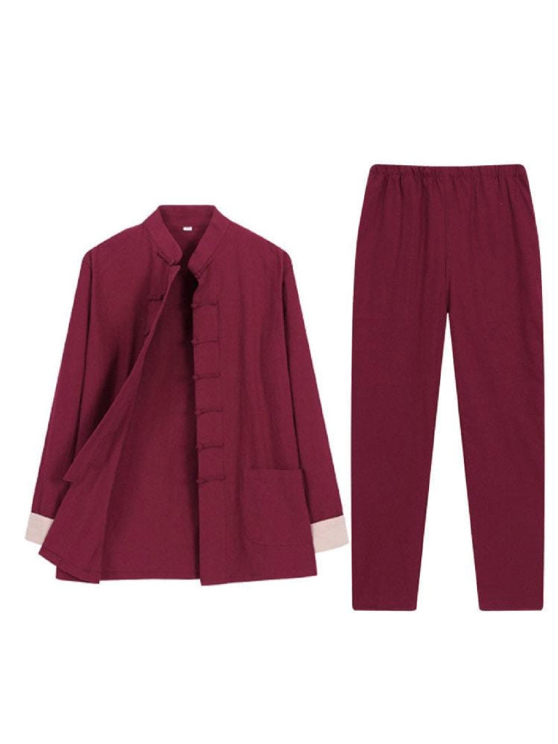 Plus size, cotton fabric, Chinese Tang suit jacket and Tang suit set