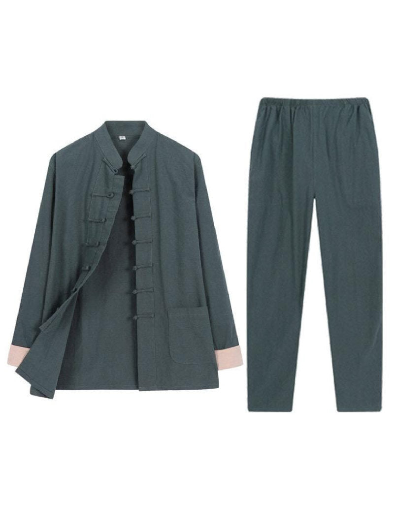 Plus size, cotton fabric, Chinese Tang suit jacket and Tang suit set