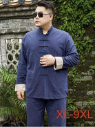 Plus size, cotton fabric, Chinese Tang suit jacket and Tang suit set