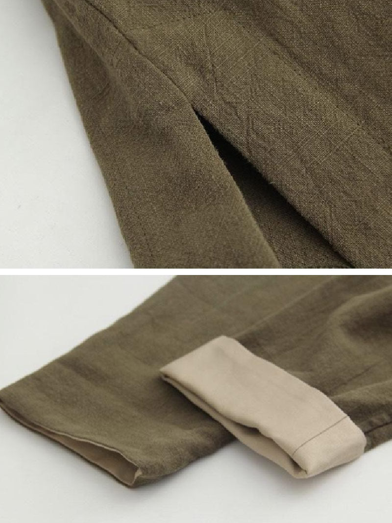 Cotton Tang suit shirt, Chinese traditional Martial Arts suit shirt
