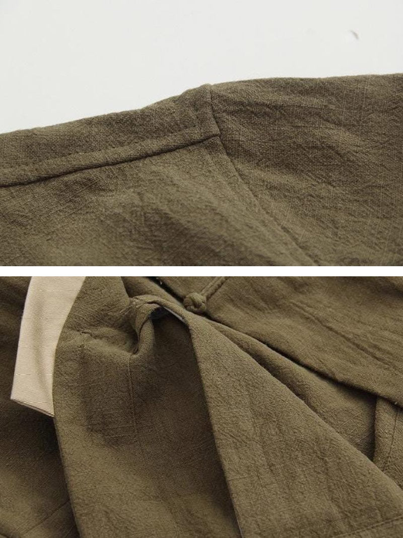 Cotton Tang suit shirt, Chinese traditional Martial Arts suit shirt