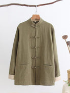 Cotton Tang suit shirt, Chinese traditional Martial Arts suit shirt