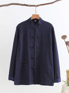 Cotton Tang suit shirt, Chinese traditional Martial Arts suit shirt