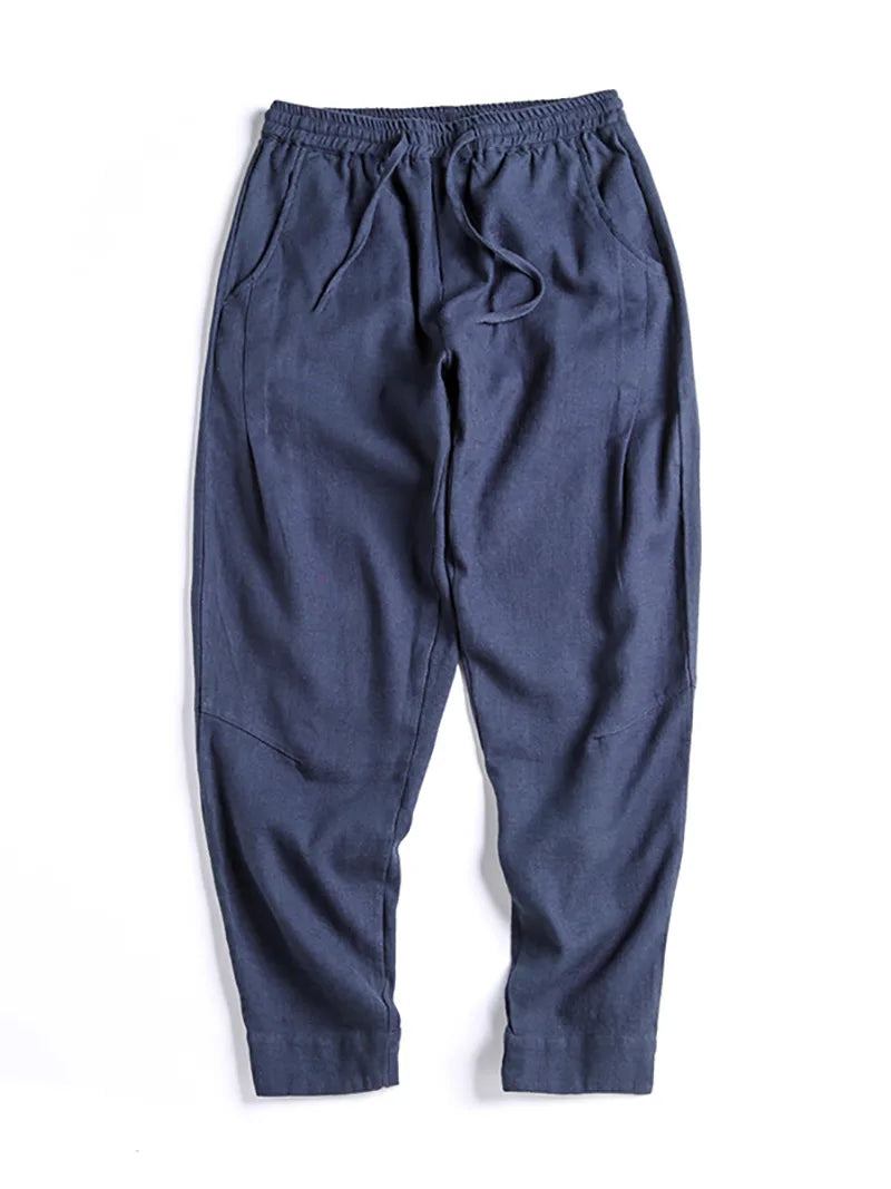Tang Suit Pants | Chinese Linen Cotton Loose Casual Trousers for Men