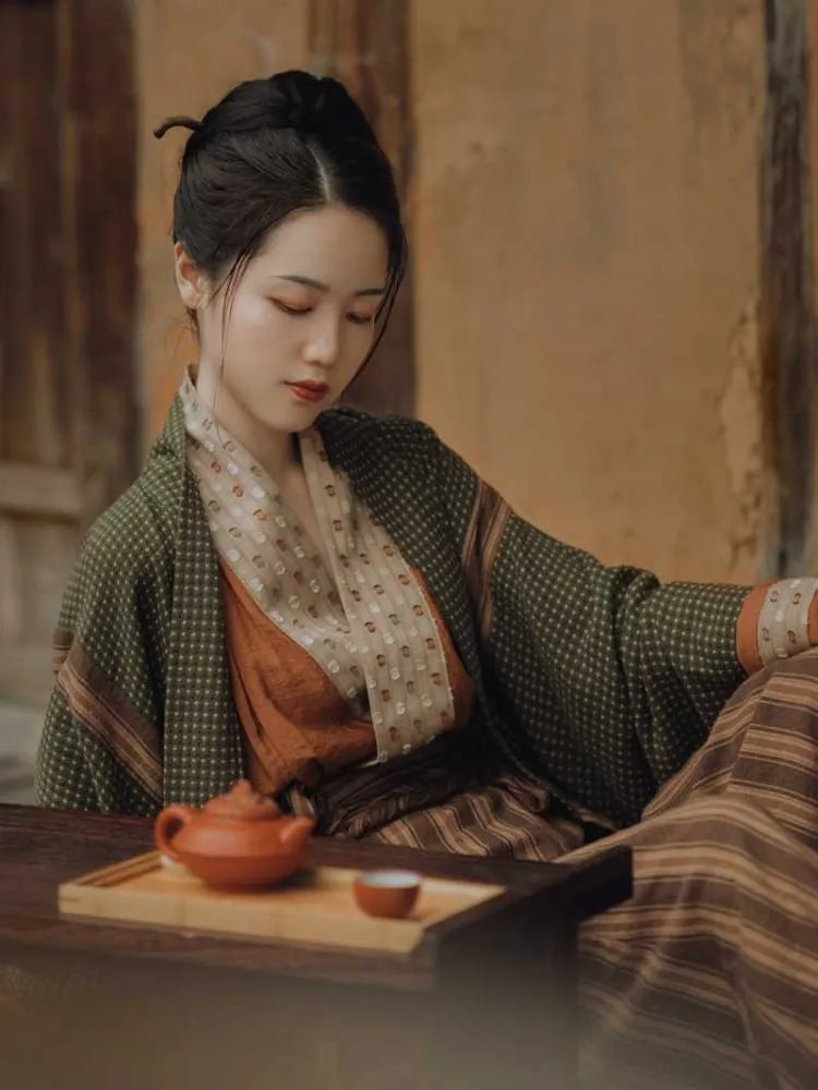 Traditional Chinese Dress Weijin Style Hanfu Female